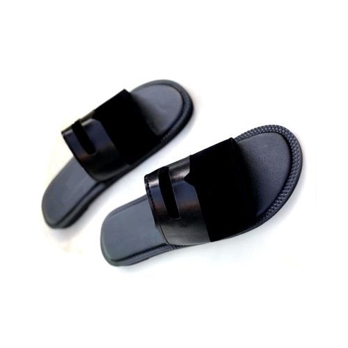 10K Suede Leather Slipper - Flat Heel